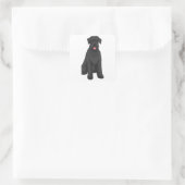Giant Schnauzer Vierkante Sticker (Tas)
