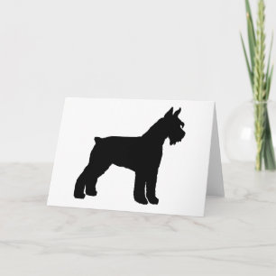 Giant Schnauzer (zwart) Kaart