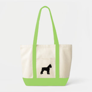 Giant Schnauzer (zwart) Tote Bag