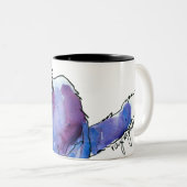 Giant Scribbles Mug Tweekleurige Koffiemok (Voorkant rechts)