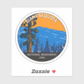 Giant Sequoia National Monument California  Sticker (Vel)
