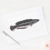 Giant Snakehead Rechthoekige Sticker (Envelop)