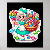 Giant Snoep Land Game Crew Snoep Land Kostuums ADU