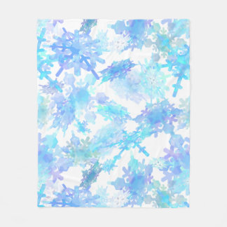 Giant Snowflakes, papier voor middelgrote cadeauta Fleece Deken