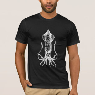 Giant Squid - Cthulu - Kracken Black T-shirt! T-shirt