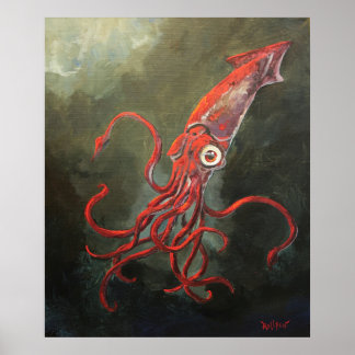 Giant Squid Poster