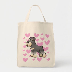 Giant/Standard/Miniature Schnauzer Love Tote Bag