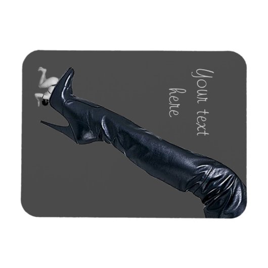 Giant Stiletto Boot Trample Magneet (Horizontaal)