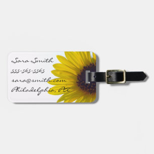 Giant Sunflower Bagagelabel -