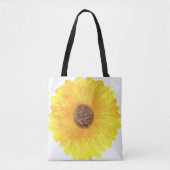 Giant Sunflower Grocery Bag Draagtas (Voorkant)
