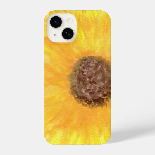 Giant Sunflower iPhone Case Hoesje (Achterkant)