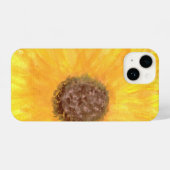 Giant Sunflower iPhone Case Hoesje (Achterkant horizontaal)