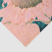 Giant Sunflower  Roze Green Art-ontkoppeling Tissuepapier (Detail)