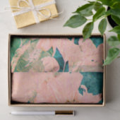 Giant Sunflower  Roze Green Art-ontkoppeling Tissuepapier (Geschenk)