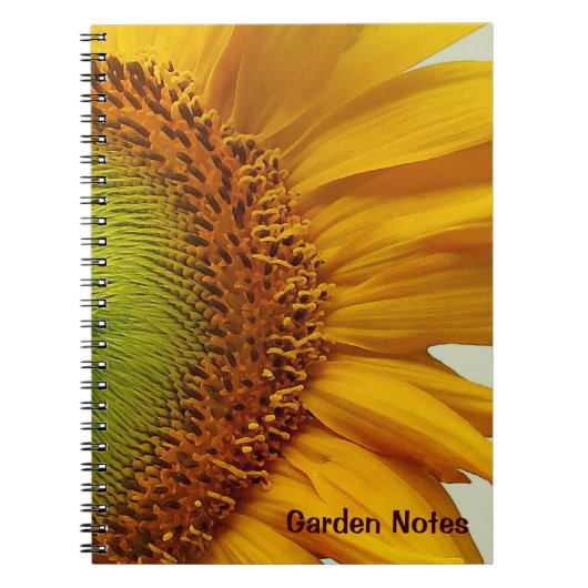 Giant Sunflower Spiral Bound Notitieboek (Voorkant)