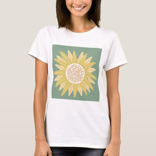 Giant Sunflower T-shirt (Voorkant)