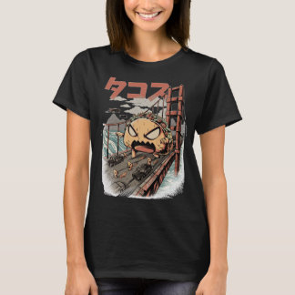 Giant Taco Monster Kaiju Mexican Food Kawaii Anime T-shirt