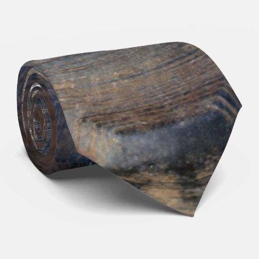 Giant tortoise shell detail Galapagos stropdas (Opgerold)