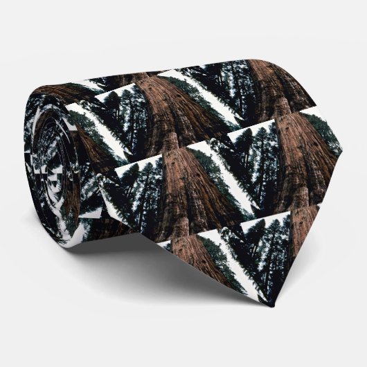 Giant Trees - Nationaal Park Sequoia Stropdas (Opgerold)