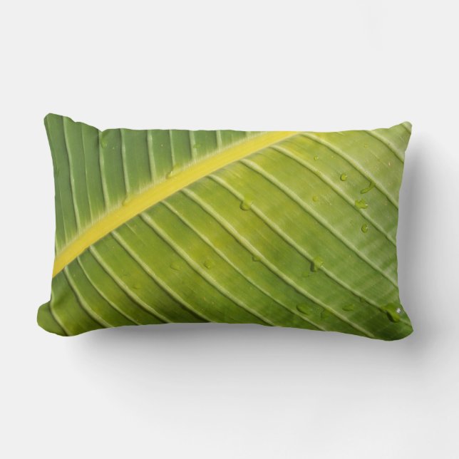 Giant Tropical Leaf Pillow Kussen (Voorkant)