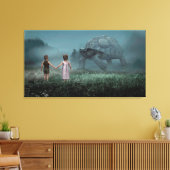 Giant Turtle Canvas Afdruk (Insitu (Woonkamer))