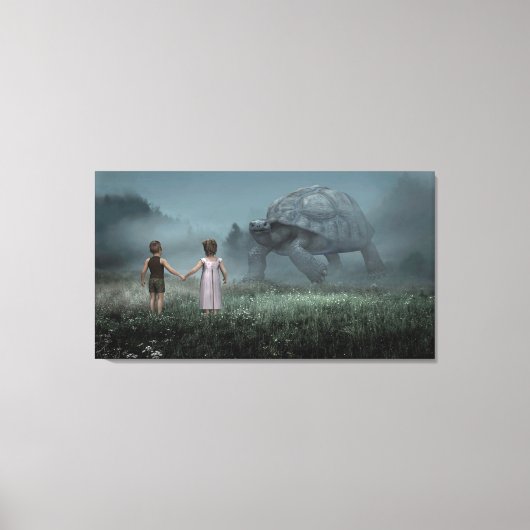 Giant Turtle Canvas Afdruk (Voorkant)