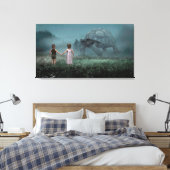 Giant Turtle Canvas Afdruk (Insitu (Slaapkamer))