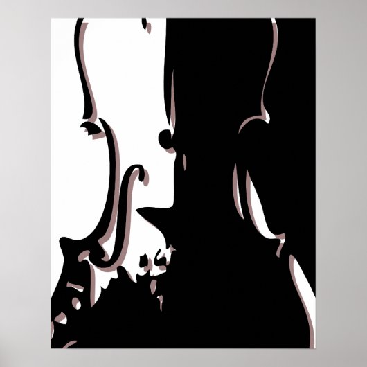 Giant Violin 16 x 20 Poster (Voorkant)