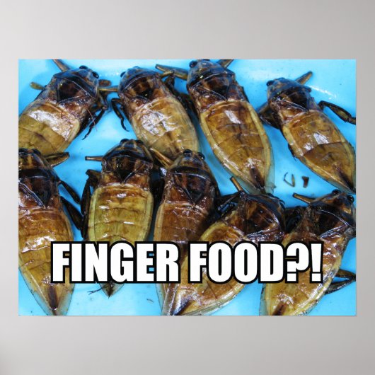 Giant Water Bug (Maeng Daa) ... Aziatische levensm Poster (Voorkant)
