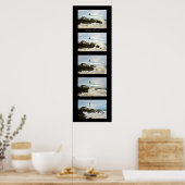 Giant Waves Foto Collage Portland Head Lighthouse Poster (Keuken)