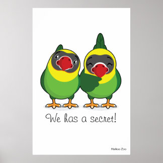 Giant: "We hebben een geheim!" Poster van vogels