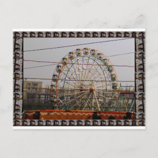 Giant Wheel Rides New Delhi India Craft Festivals Briefkaart