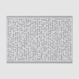 Giant White Maze Tissuepapier