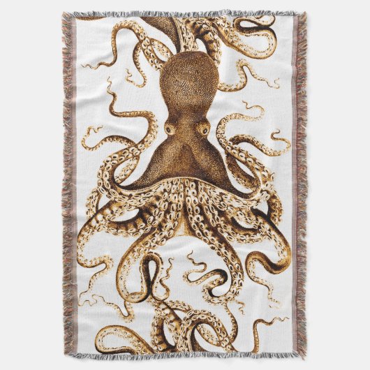 Giant Zee Squid Cozy Deken (Voorkant Verticaal)