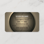 Giante lens tan visitekaartje (Achterkant)