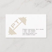 Giante logo barbell visitekaartje (Achterkant)