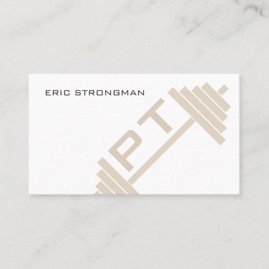 Giante logo barbell visitekaartje (Voorkant)