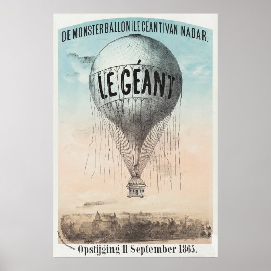 Giante luchtballon poster (Voorkant)