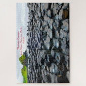 Giant's Causeway Antrim Ierland. Legpuzzel (Verticaal)