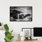 Giants Causeway B&W Poster (Thuiskantoor)