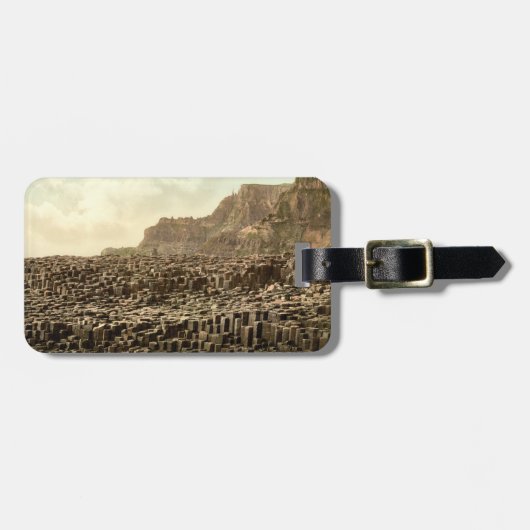 Giant's Causeway, County Antrim, Noord-Ierland Bagagelabel (Voorkant horizontaal)