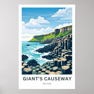 Giant's Causeway Ireland Reisprint Poster