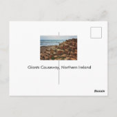 Giants Causeway, Irlande, Carte postale (Dos)