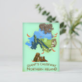 Giants Causeway Irlande du Nord Carte poster de vo (Debout devant)