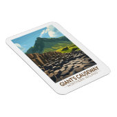 Giant's Causeway Noord-Ierland Illustratie Magneet (Rechterzijde)