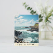 Giant's Causeway | Noord-Ierse kunst Briefkaart (Staand voorkant)
