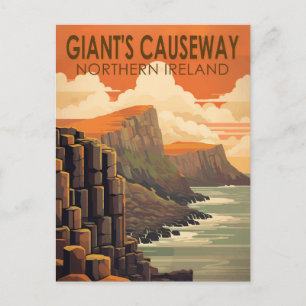 Giants Causeway Northern Ireland Travel Briefkaart
