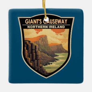 Giants Causeway Northern Ireland Travel  Keramisch Ornament