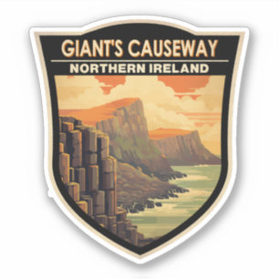 Giants Causeway Northern Ireland Travel  Sticker
