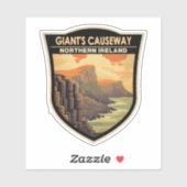 Giants Causeway Northern Ireland Travel  Sticker (Vel)